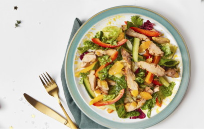 Карі-салат з куркою