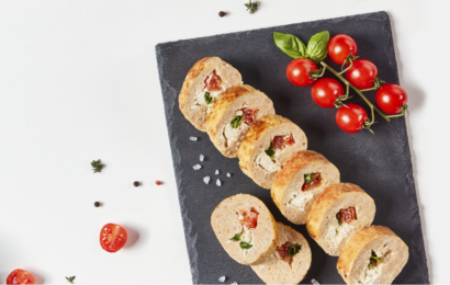 Курячий рулет з сиром