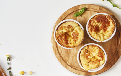 Суфле сирне з куркою