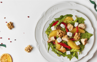 Салат з філе стегна та апельсином