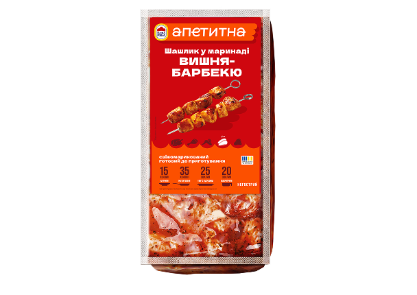 Шашлик у маринаді «Вишня-барбекю»